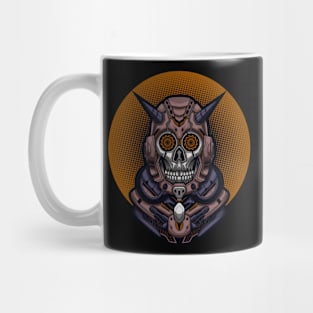 Mecha devil skull Mug